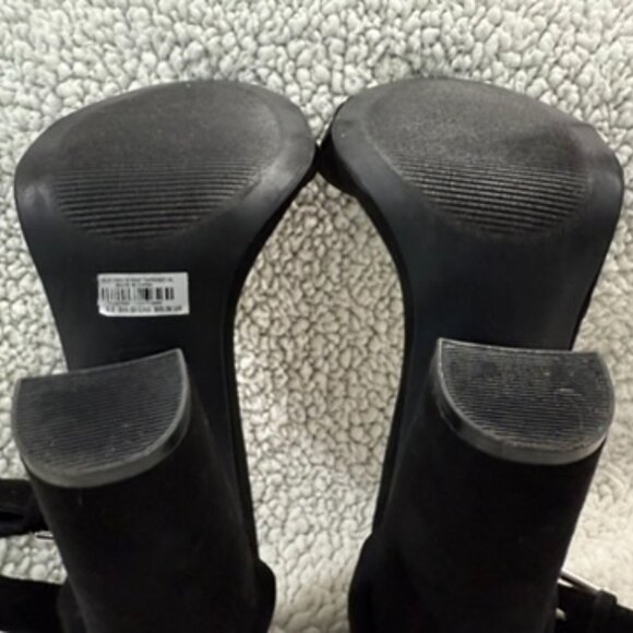 Torrid Black Two Strap Tapered Heel Sandal (WW) - Picture 6 of 6